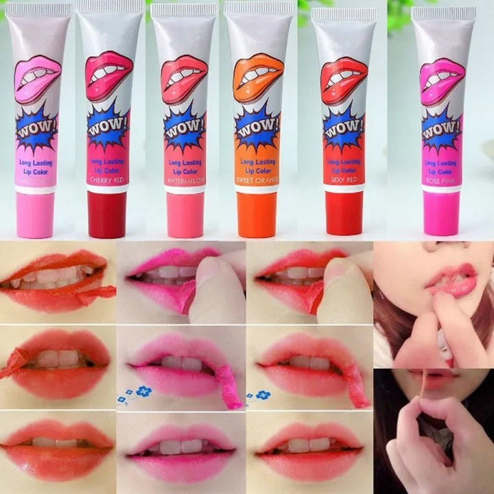Long Lasting And Waterproof Peel Off Wow Lipsticks - 1Pcs